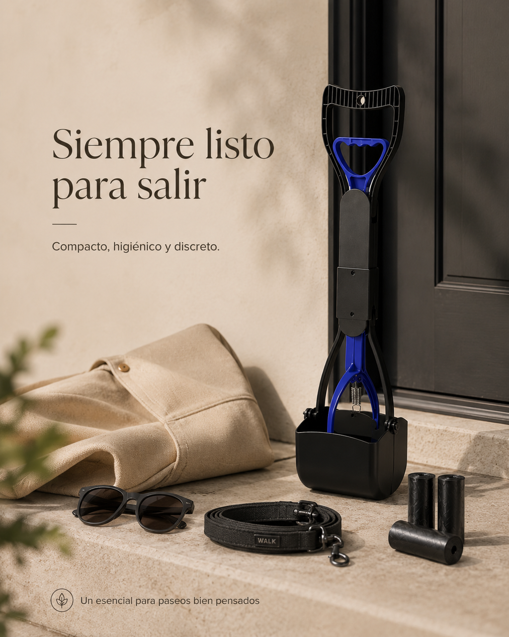 Recogedor Telescópico Peluko — Sin Agacharte, Sin Contacto